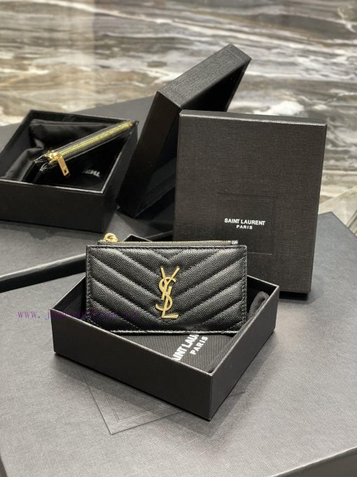 Yves Saint Laurent Bags New Card Bag - Black Gold Buckle𝑴𝒐𝒏𝒐𝒈𝒓𝒂𝒎𝑭𝒓𝒂𝒈𝒎𝒆𝒏𝒕𝒔 One of the most beautiful card bags in his ag1icvtz