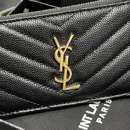 Yves Saint Laurent Bags New Card Bag - Black Gold Buckle𝑴𝒐𝒏𝒐𝒈𝒓𝒂𝒎𝑭𝒓𝒂𝒈𝒎𝒆𝒏𝒕𝒔 One of the most beautiful card bags in his ag1icvtz - Image 4