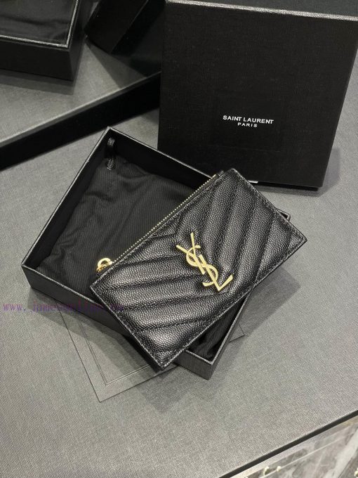 Yves Saint Laurent Bags New Card Bag - Black Gold Buckle𝑴𝒐𝒏𝒐𝒈𝒓𝒂𝒎𝑭𝒓𝒂𝒈𝒎𝒆𝒏𝒕𝒔 One of the most beautiful card bags in his ag1icvtz - Image 8