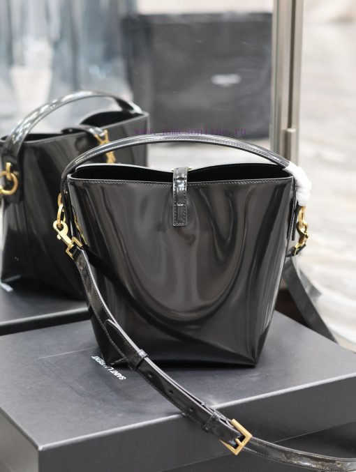 Yves Saint Laurent Bags LE 37 Bucket Bag Small_Super Beautiful Bucket Bag with Handheld _ New bag design, made of It yupj81oa - Image 9