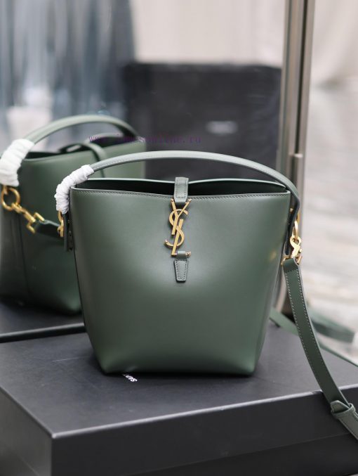 Yves Saint Laurent Bags LE 37 Bucket Bag Small_Super Beautiful Bucket Bag with Handheld _ New bag design, made of It 2bliadqa