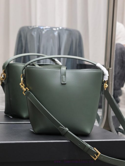 Yves Saint Laurent Bags LE 37 Bucket Bag Small_Super Beautiful Bucket Bag with Handheld _ New bag design, made of It 2bliadqa - Image 9