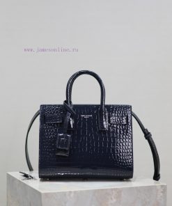 Yves Saint Laurent Bags Organ bag 22cm_ navy blueThe most elegant organ bag series, sac de jour, is forever classic 36zddsdn