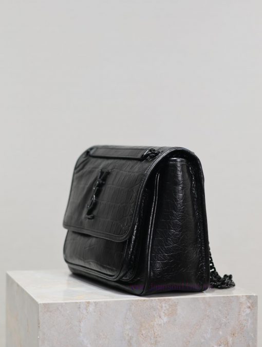 Yves Saint Laurent Bags Niki-28cm Black Crocodile PatternIt's not too cool at all. The bag has a beautiful shape wit 3gv378lb - Image 6