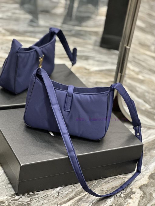 Yves Saint Laurent Bags Blue gold buckle with black edged nylonLE 5 A ̀ 7_ Nylon versionSalt college style single sh jm5sd34e - Image 8