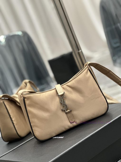 Yves Saint Laurent Bags Apricot silver buckle with black edged nylonLE 5 A ̀ 7_ Nylon versionSalt college style sing ycb9qhct - Image 3
