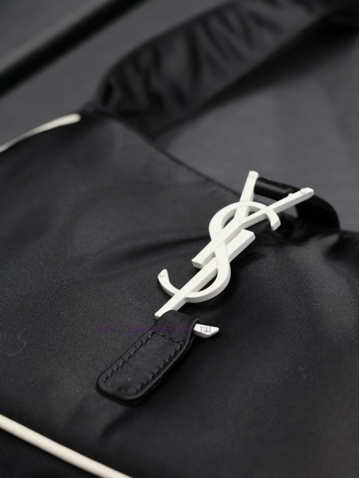 Yves Saint Laurent Bags Black white buckle with white edged nylonLE 5 A ̀ 7_ Nylon versionSalt college style single j32usf8i - Image 10