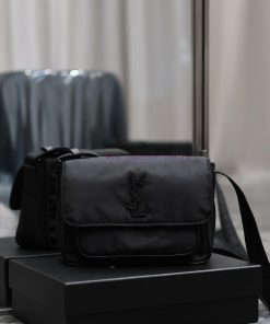 Yves Saint Laurent Bags Niki_ Nylon StyleSalt college style single shoulder crossbody bag that can be carried by bot c3g6x3ty