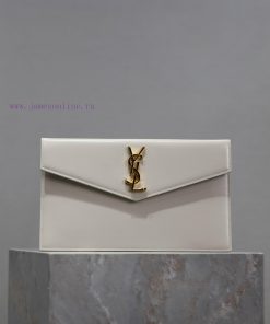 Yves Saint Laurent Bags White plain weaveUptown New HandbagThe most classic iconic metal logo, made of Italian impor 669cz264