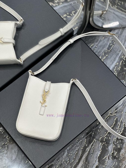 Yves Saint Laurent Bags WhiteNew member of LE 5A7 series - Mobile bagRecommended for Wall Crack: This mini phone bag vgomeoh4 - Image 9