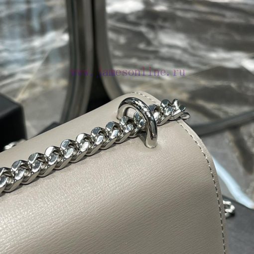 Yves Saint Laurent Bags 𝑺𝒖𝒏𝒔𝒆𝒕 𝟮𝟮𝒄𝒎Grey silver buckleThe unbeatable classic toothpick patterned sunset bag has been yt4svjqn - Image 5