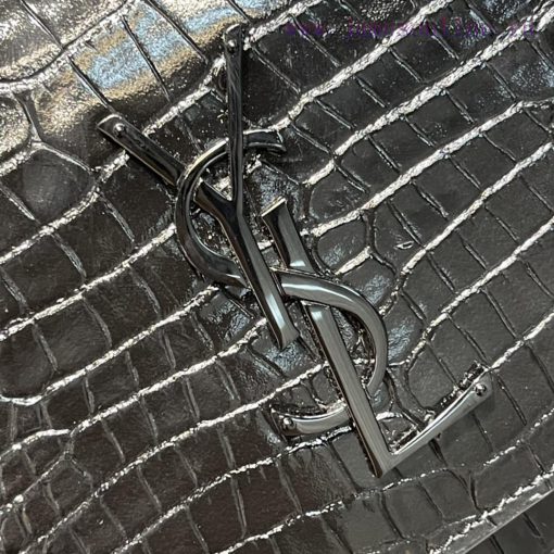 Yves Saint Laurent Bags 𝑺𝒖𝒏𝒔𝒆𝒕 𝟮𝟮𝒄𝒎Black buckleThe unbeatable classic crocodile patterned sunset bag has been popula iu6p7duf - Image 5