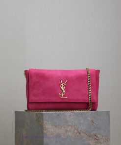 Yves Saint Laurent Bags Rose red suedeKate_ reversible suede&plain weave leatherBuying one bag is equivalent to havi sgzflxcx