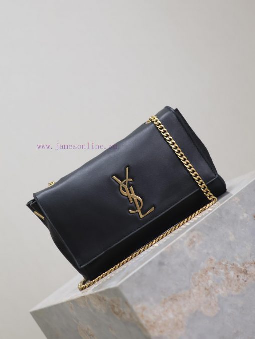 Yves Saint Laurent Bags Black plain weaveKate_Sized double-sided bagDual use suede and plain weave leatherBuying one cavppb5t - Image 3