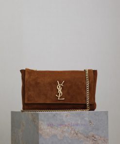 Yves Saint Laurent Bags Black crocodile pattern/earthy yellow suedeKate_ reversible suede&crocodile patternBuying on 89mylowd