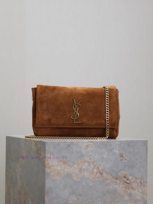 Yves Saint Laurent Bags Turquoise suedeKate_Sized double-sided bagDual use suede and plain weave leatherBuying one b 342r20cf - Image 2