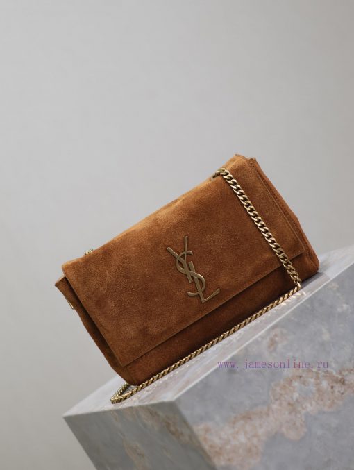 Yves Saint Laurent Bags Turquoise suedeKate_Sized double-sided bagDual use suede and plain weave leatherBuying one b 342r20cf - Image 3