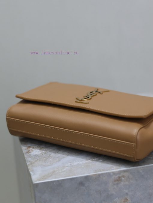 Yves Saint Laurent Bags Yellow plain weaveKate_Sized double-sided bagDual use suede and plain weave leatherBuying on gixrr2v6 - Image 7