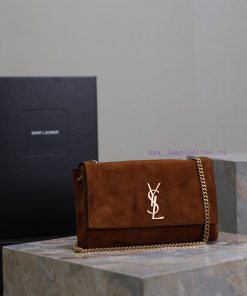 Yves Saint Laurent Bags Crocodile pattern paired with suedeKate_ reversible suede&crocodile patternBuying one bag is tg2j991v