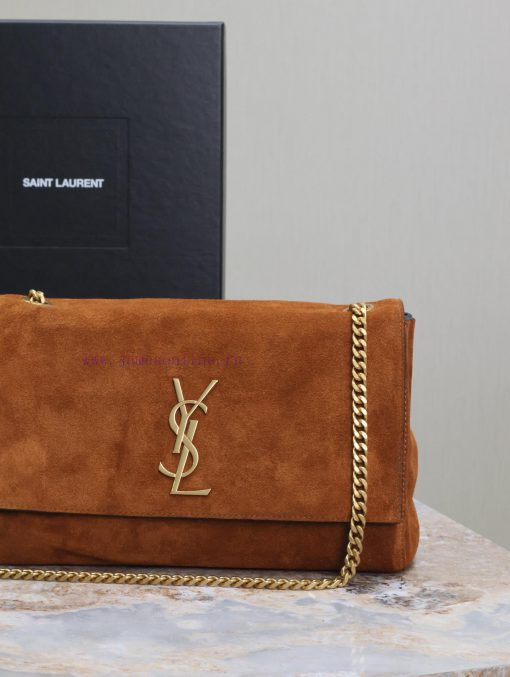 Yves Saint Laurent Bags Crocodile pattern paired with suedeKate_ reversible suede&crocodile patternBuying one bag is tg2j991v - Image 3