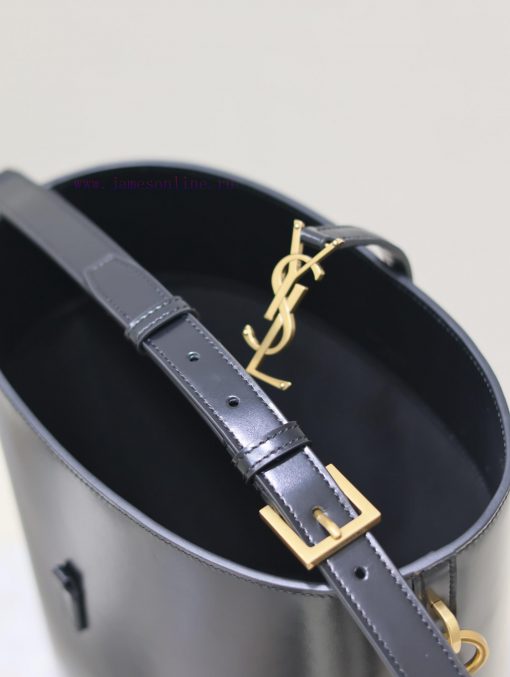 Yves Saint Laurent Bags Black Large New EditionThe new super beautiful water bucket bag of LE 5A ̀ 7 series is made kd946qvw - Image 7