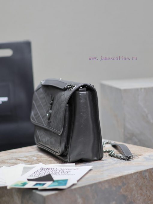Yves Saint Laurent Bags Medium 28cm_dark greyThe new Niki is more practical, adding a D-buckle on each side and an a zu2y5rg1 - Image 5