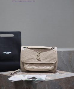 Yves Saint Laurent Bags Medium 28cm_Milk tea colorThe new Niki is more practical, adding a D-buckle on each side and 2tsrgw3t