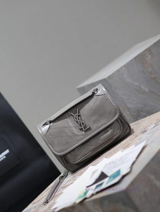 Yves Saint Laurent Bags Small size 22cm_Light grayThe new Niki is more practical, adding a D-buckle on each side and ib0heas4 - Image 3