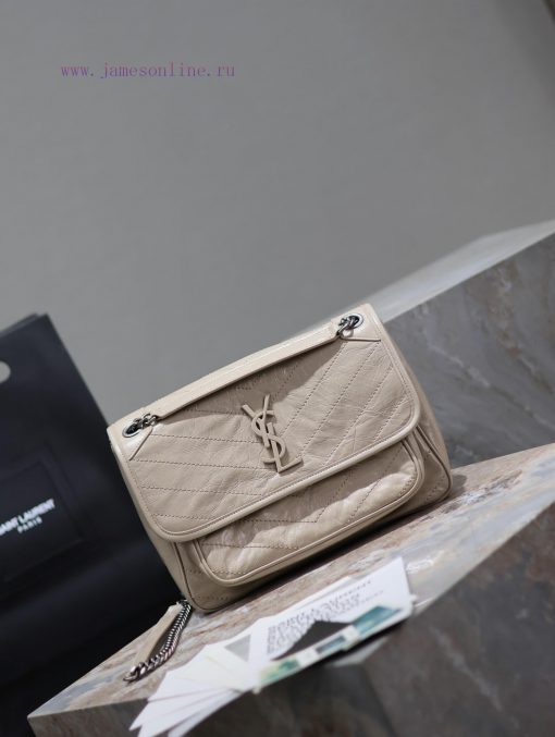 Yves Saint Laurent Bags Medium 28cm_Milk tea colorThe new Niki is more practical, adding a D-buckle on each side and 2tsrgw3t - Image 3