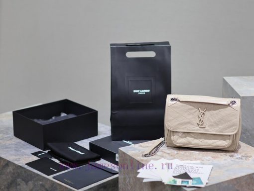 Yves Saint Laurent Bags Medium 28cm_Milk tea colorThe new Niki is more practical, adding a D-buckle on each side and 2tsrgw3t - Image 10