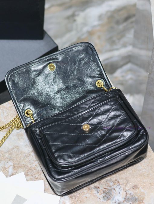 Yves Saint Laurent Bags Small size 22cm_Black gold chainThe new Niki is more practical, adding a D-buckle on each si qpowr1et - Image 8