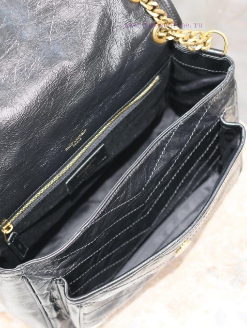 Yves Saint Laurent Bags Medium 28cm_Black gold chainThe new Niki is more practical, adding a D-buckle on each side a x4umy7pe - Image 9