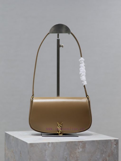 Yves Saint Laurent Bags New Voltaire Mini Underarm Bag_Half moon minimalist design, unique Cassandra buckle opening in5seoic