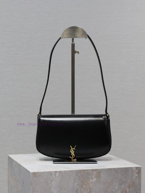 Yves Saint Laurent Bags New Voltaire Mini Underarm Bag_Half moon minimalist design, unique Cassandra buckle opening m7crs2i5 - Image 2
