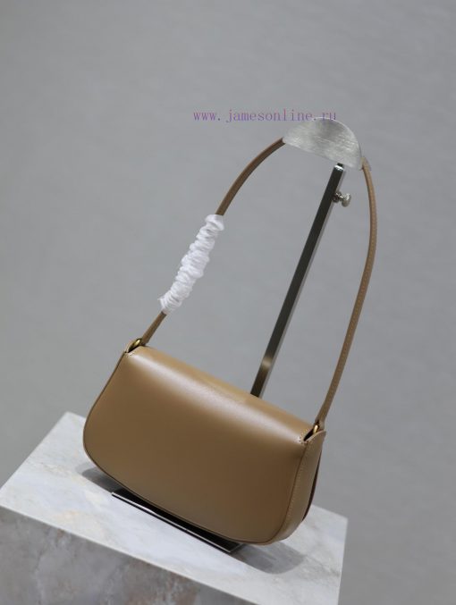 Yves Saint Laurent Bags New Voltaire Mini Underarm Bag_Half moon minimalist design, unique Cassandra buckle opening in5seoic - Image 5
