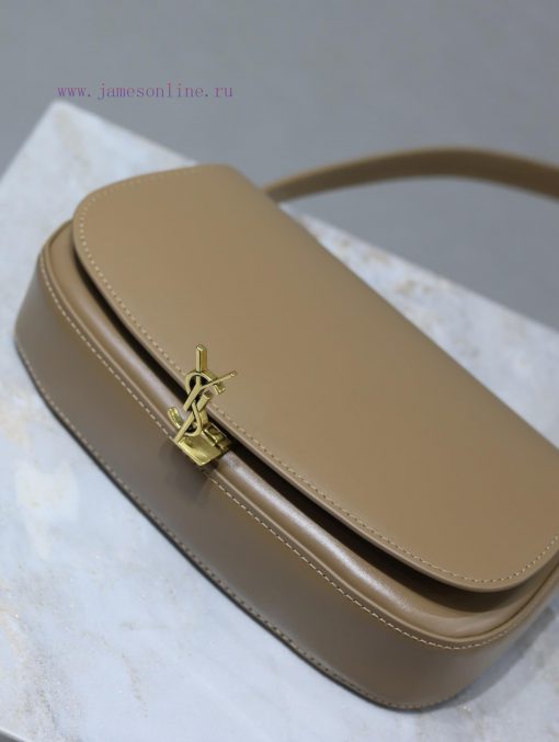 Yves Saint Laurent Bags New Voltaire Mini Underarm Bag_Half moon minimalist design, unique Cassandra buckle opening in5seoic - Image 8