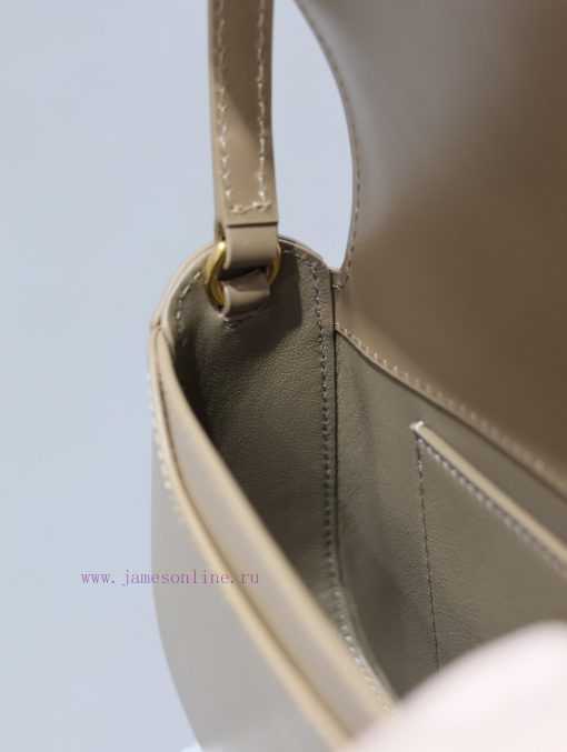 Yves Saint Laurent Bags New Voltaire Mini Underarm Bag_Half moon minimalist design, unique Cassandra buckle opening in5seoic - Image 10