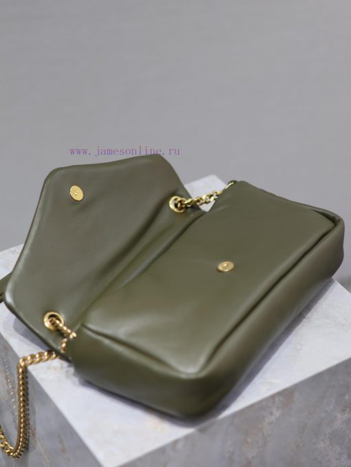 Yves Saint Laurent Bags CALYPSO_ Sheepskin Chain BagMade of imported Italian lambskin, it has a soft and delicate to qrsu4jmb - Image 9