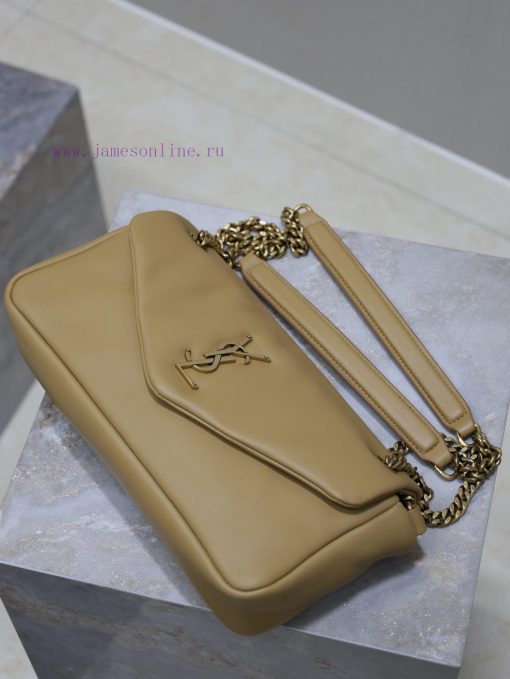 Yves Saint Laurent Bags Light earth yellowCALYPSO_ Sheepskin Chain BagMade of imported Italian lambskin, it has a so u26cr4ze - Image 8