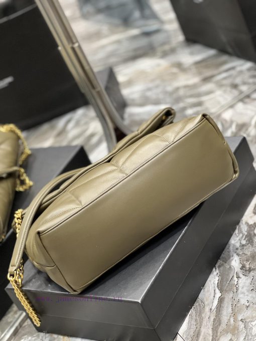 Yves Saint Laurent Bags Green with gold buckle𝙇𝙤𝙪𝙡𝙤𝙪𝙋𝙪𝙛𝙛𝙚𝙧 Quilted lamb leather bag, made of 100% lambskin, with a s v78of7aa - Image 8