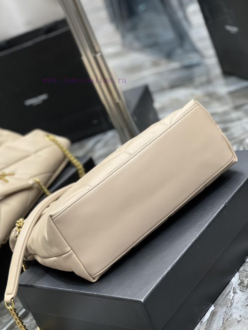 Yves Saint Laurent Bags Apricot color paired with gold buckle𝙇𝙤𝙪𝙡𝙤𝙪𝙋𝙪𝙛𝙛𝙚𝙧 Quilted lamb leather bag, made of 100% lam eo6ufxv4 - Image 7