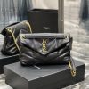 Yves Saint Laurent Bags Black with gold buckle𝙇𝙤𝙪𝙡𝙤𝙪𝙋𝙪𝙛𝙛𝙚𝙧 Quilted lamb leather bag, made of 100% lambskin, with a s amblz2d9