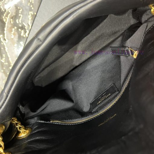 Yves Saint Laurent Bags Black with gold buckle𝙇𝙤𝙪𝙡𝙤𝙪𝙋𝙪𝙛𝙛𝙚𝙧 Quilted lamb leather bag, made of 100% lambskin, with a s amblz2d9 - Image 10