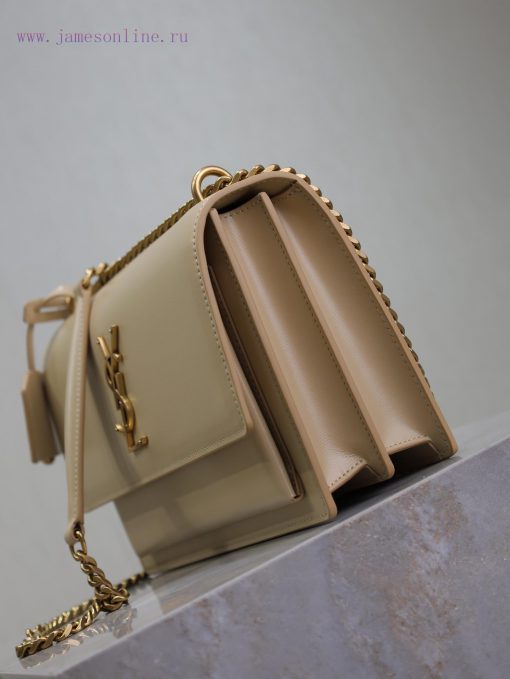 Yves Saint Laurent Bags Apricot colored toothpick pattern with gold bucklesunset 22cm_The unbeatable classic sunset 5r7agrxp - Image 6
