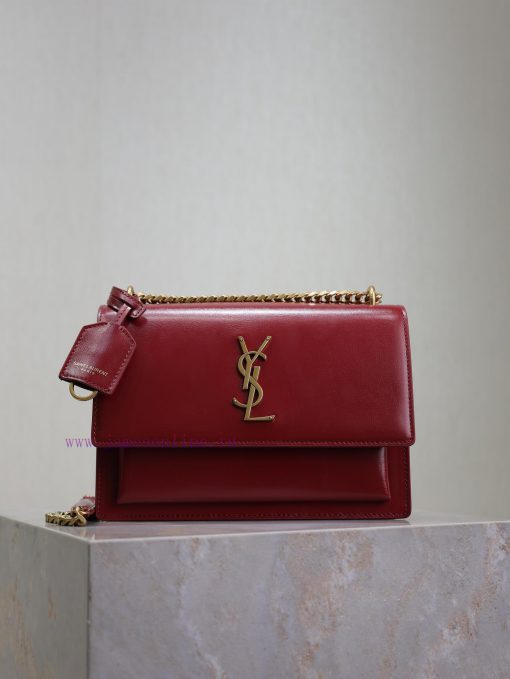Yves Saint Laurent Bags Jujube toothpick pattern with gold bucklesunset 22cm_The unbeatable classic sunset bag has b k7du2sta - Image 2