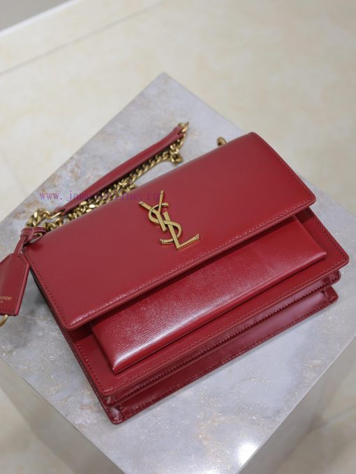 Yves Saint Laurent Bags Jujube toothpick pattern with gold bucklesunset 22cm_The unbeatable classic sunset bag has b k7du2sta - Image 8