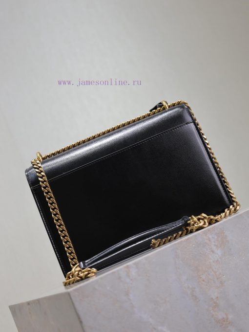 Yves Saint Laurent Bags Black toothpick pattern with gold bucklesunset 22cm_The unbeatable classic sunset bag has be a2fm2ax0 - Image 7