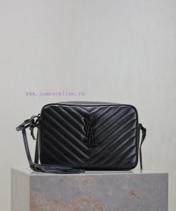 Yves Saint Laurent Bags Black bucklenewLou camera bag top imported Italian cowhide camera bag, Hong Kong bought zp o 5nn1v9pa