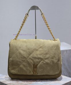 Yves Saint Laurent Bags JAMIE_ suede styleThe new big bag really hits my heart, who knowsImported Italian suede, th d1dcirxk