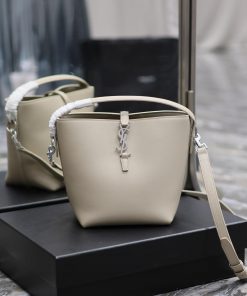 Yves Saint Laurent Bags LE 37 Bucket Bag Small_Super Beautiful Bucket Bag with Handheld _ New bag design, made of It 0s1v1fuv